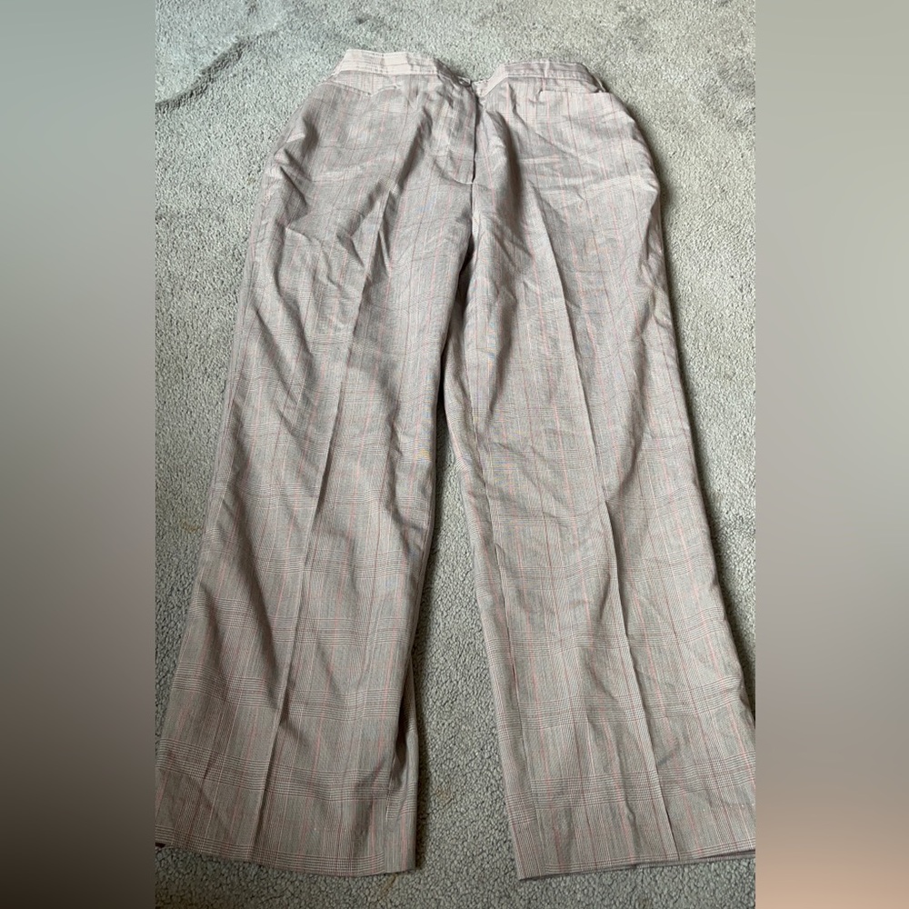 vintage dressbarn plaid pants petite size 10P